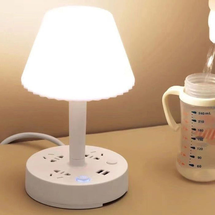 ✨✨Φωτιστικό γραφείου με θύρα USB και φις ρεύματος-GR