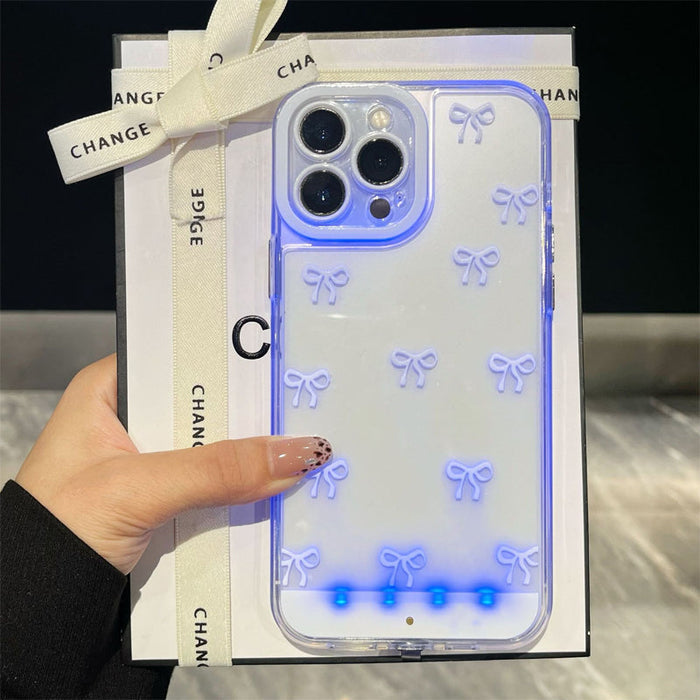 ✨Venta caliente📱Funda para teléfono celular con lazo brillante-ES