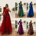 Vestidos estampados de mujer con hombros inclinados-ES