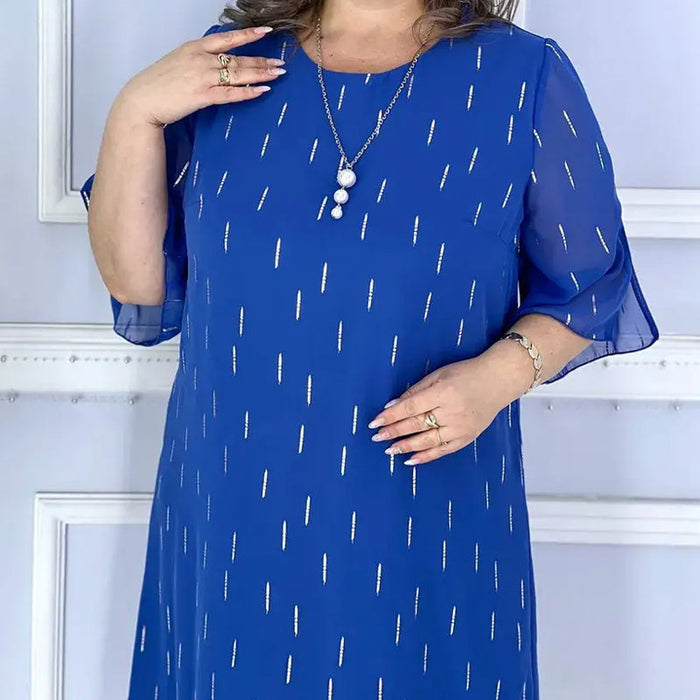 Vestidos estampados sueltos, ligeros, elegantes y encantadores.-ES