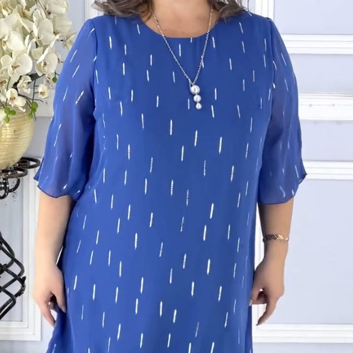 Vestidos estampados sueltos, ligeros, elegantes y encantadores.-ES