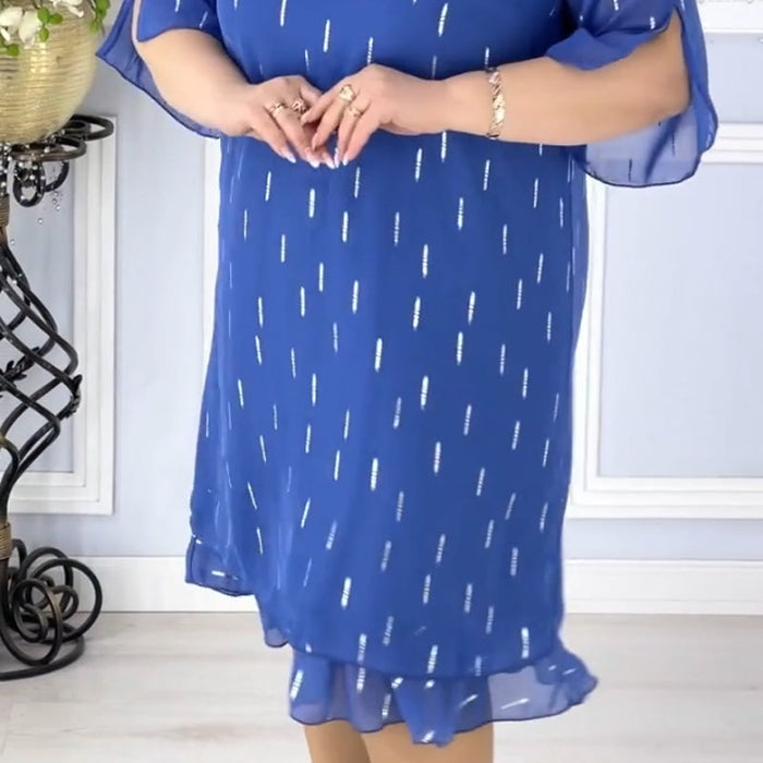 Vestidos estampados sueltos, ligeros, elegantes y encantadores.-ES