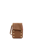 VIP Mobile | Mahogany Pebble/Brushed Gold Red Zip