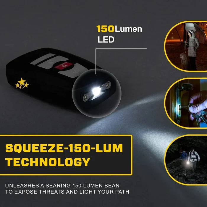 🔥 ⚡️ VOLTIC V77 3 viename elektrošoko pistoletas, žibintuvėlis ir signalizacija automobiliui-LT