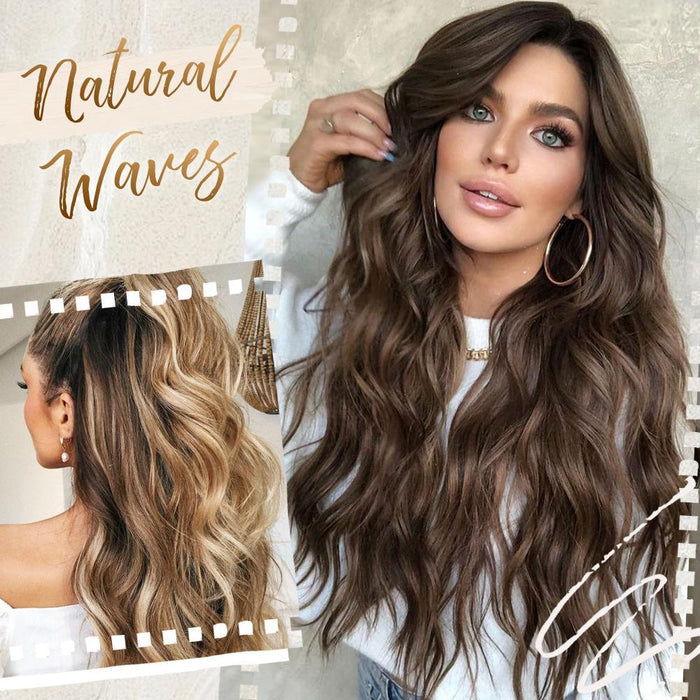 Voluminous Clip-In Wavy Hair Extension