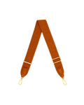 Webbing Crossbody Strap-Candlelight Orange-BG-Front-View