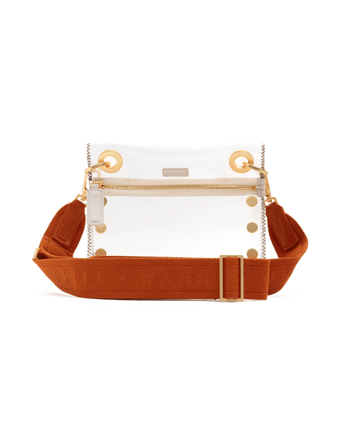 Webbing Crossbody Strap-Candlelight Orange-BG-Front-View-2