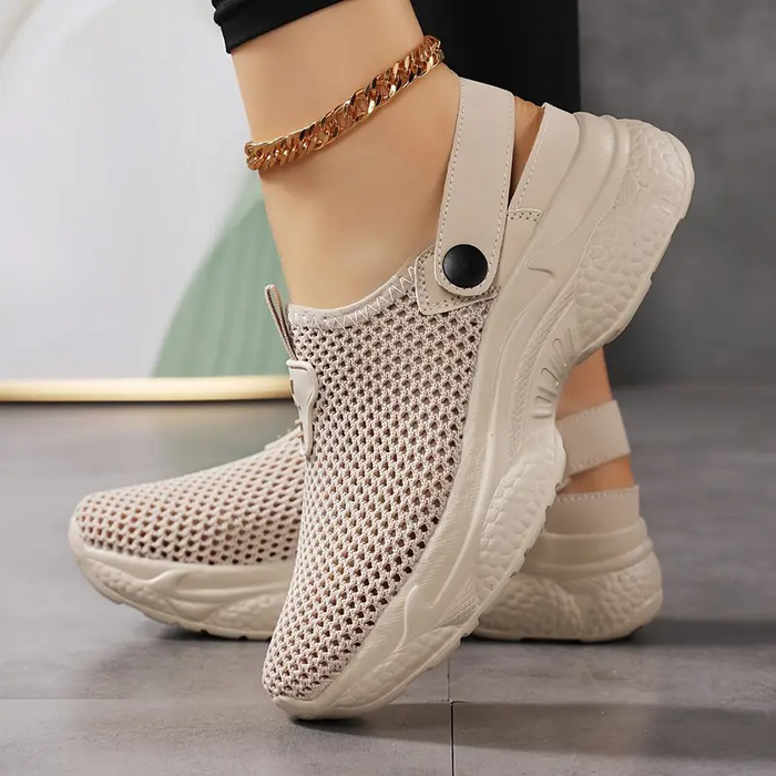 Zapatillas de malla transpirable para mujer.-ES
