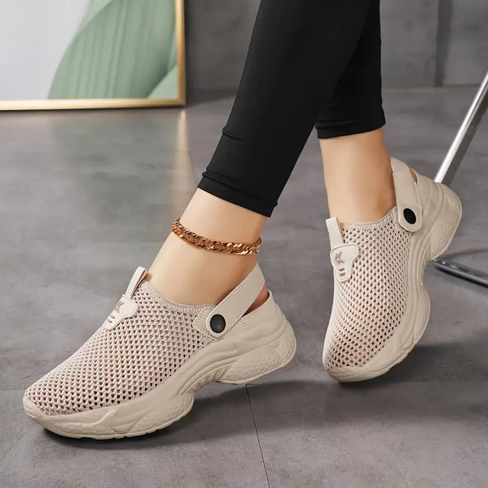 Zapatillas de malla transpirable para mujer.-ES