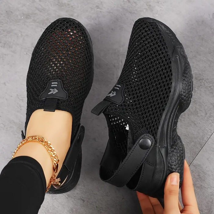 Zapatillas de malla transpirable para mujer.-ES