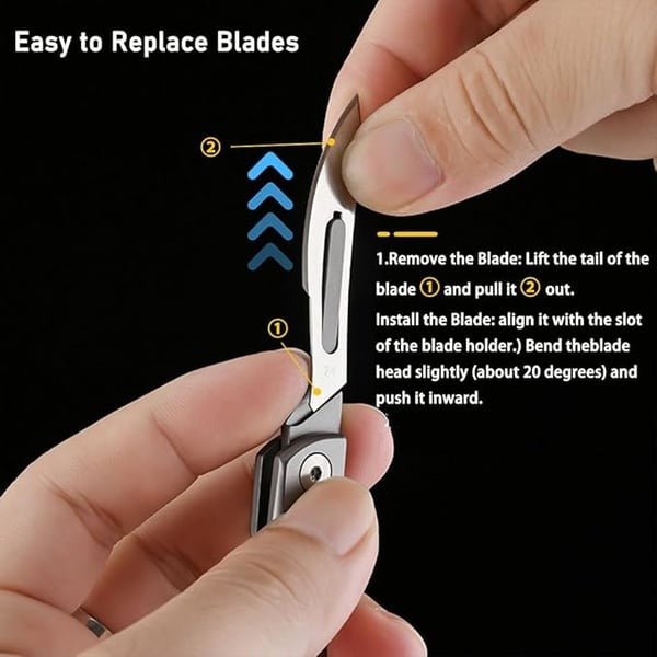 ⏰🏆Zložljiv univerzalni nož z 10 zamenljivimi rezili-SI